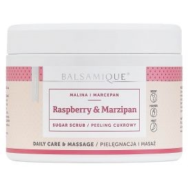 Peeling cukrowy BALSAMIQUE® - malina z marcepanem 450g