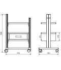 Stolik pod aparaturę medyczną STA 01