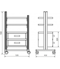 Stolik pod aparaturę medyczną STA 02