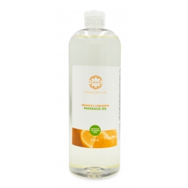 Olej do masażu z ekstraktem z pomarańczy i cynamonu - 1000 ml